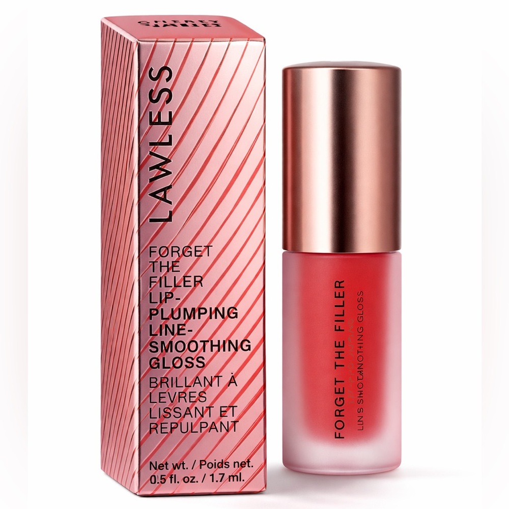 Lawless Forget The Filler Lip Gloss – Cherry Vanilla – NIB Mini
